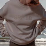 SRF SB Unisex Crewneck - Cream on Cream - Heidi Merrick
