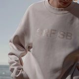 SRF SB Unisex Crewneck - Cream on Cream - Heidi Merrick
