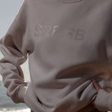 SRF SB Unisex Crewneck - Cream on Cream - Heidi Merrick
