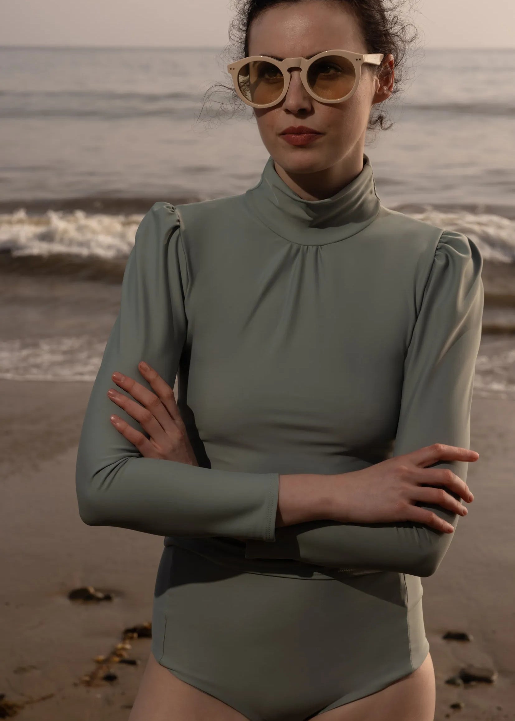 Izzy Rashguard - Agave - Heidi Merrick