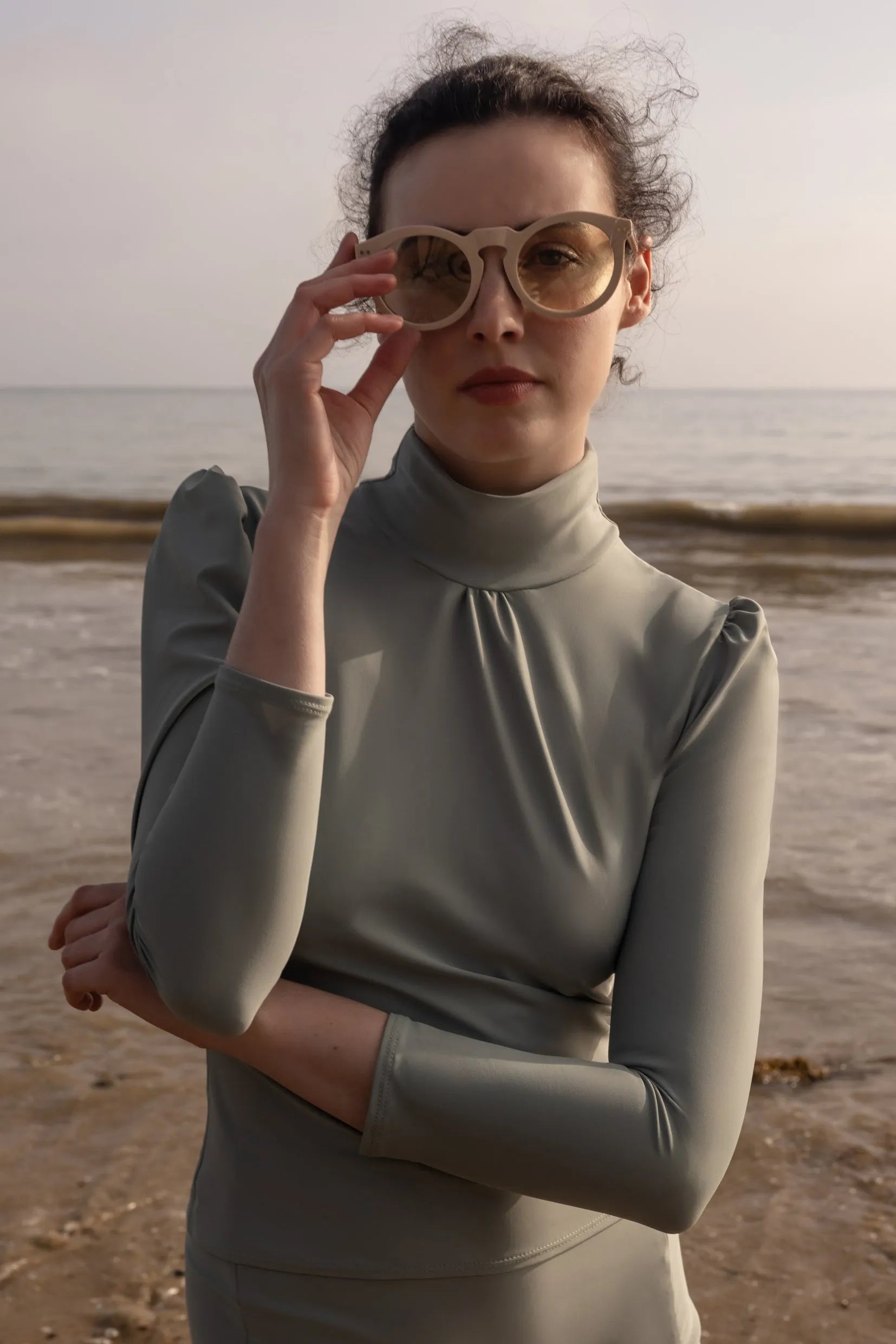 Izzy Rashguard - Agave - Heidi Merrick