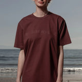SRF SUMMERLAND Unisex Tee - Chocolate - Heidi Merrick