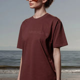 SRF SUMMERLAND Unisex Tee - Chocolate - Heidi Merrick