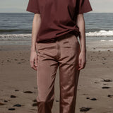 SRF SUMMERLAND Unisex Tee - Chocolate - Heidi Merrick