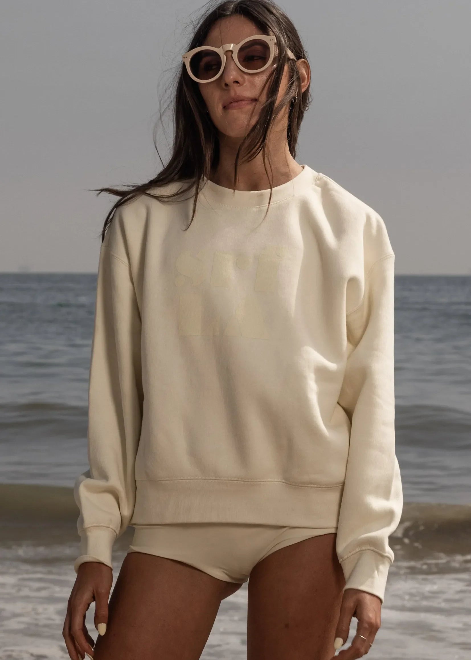 70's SRF LA Classic Crewneck - Butter - Heidi Merrick