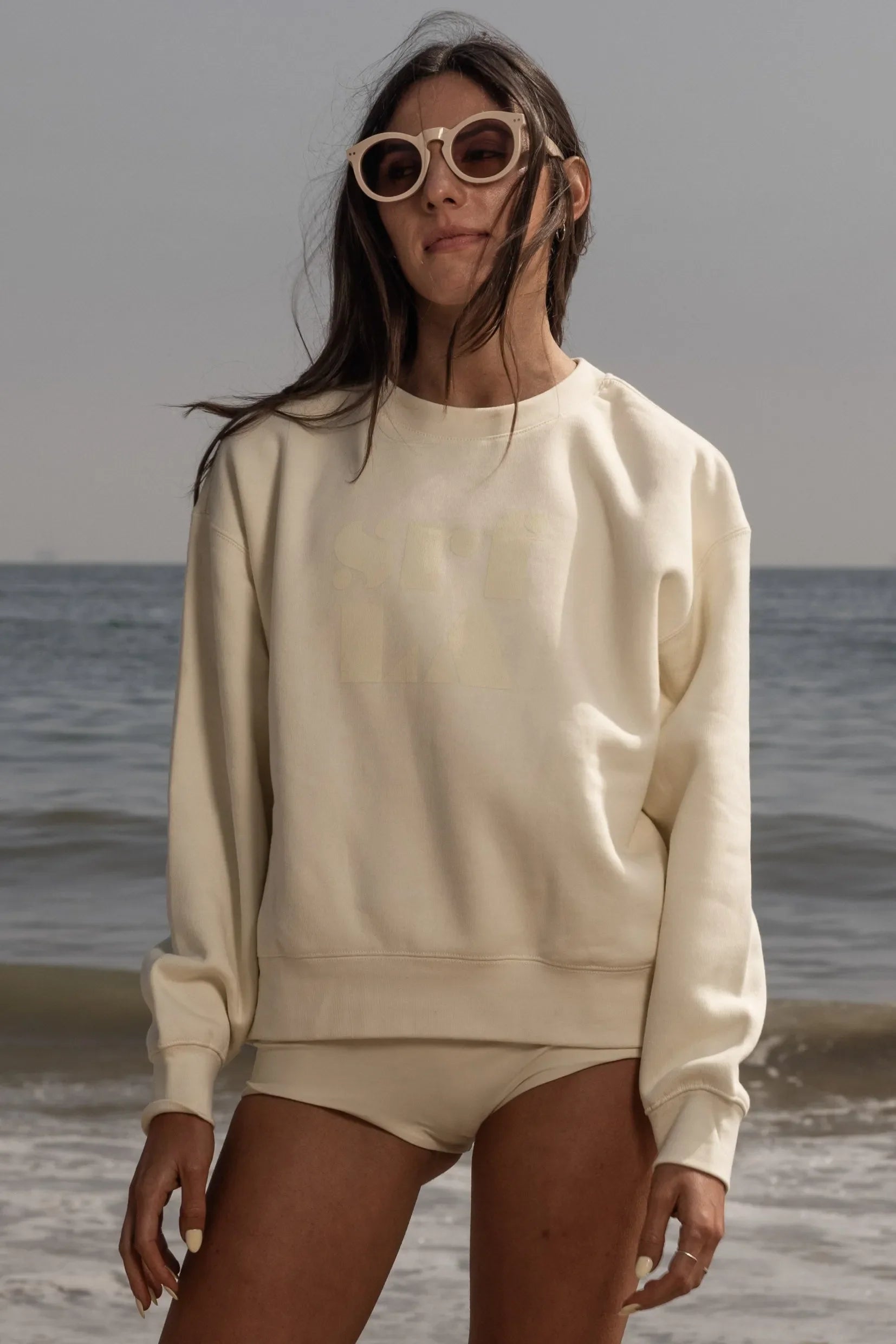 70's SRF LA Classic Crewneck - Butter - Heidi Merrick