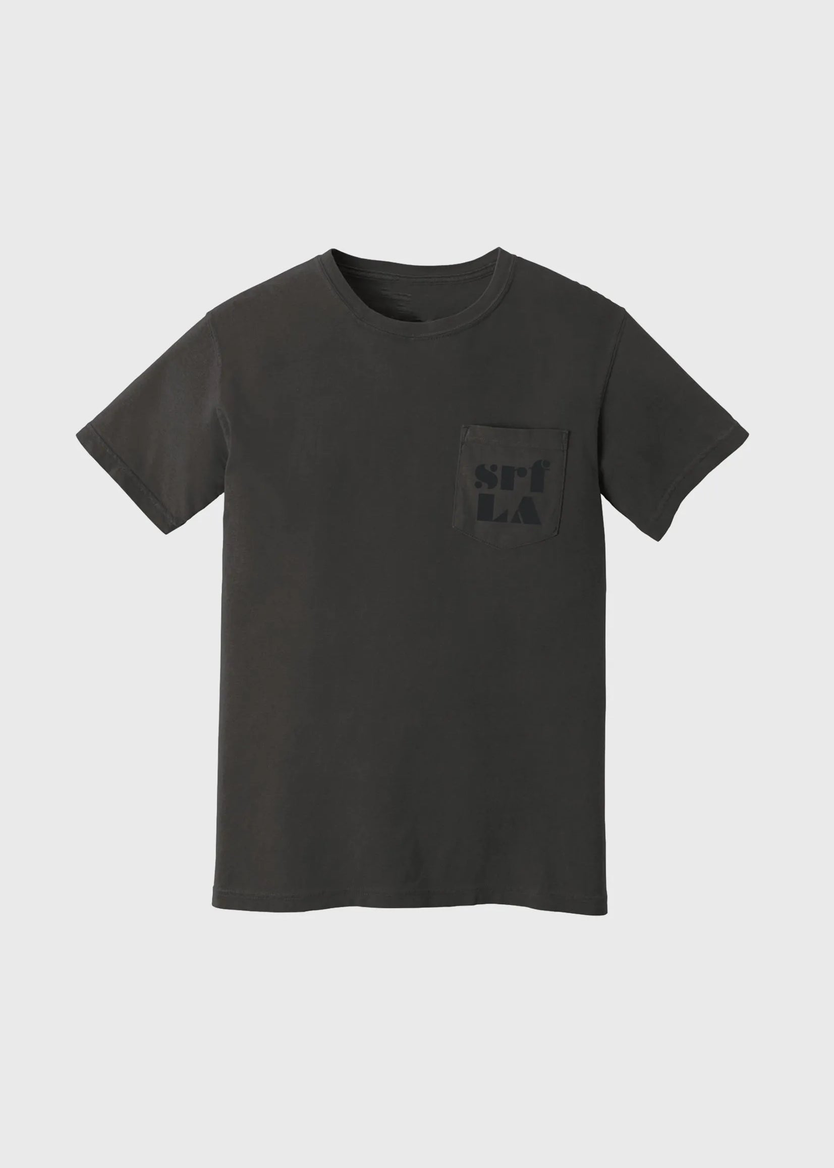 70's SRF LA Tee - Black On Black - Heidi Merrick