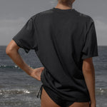 SRF LA Classic Tee - Black on Washed Black - Heidi Merrick