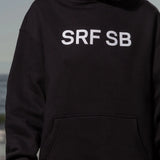 SRF SB Unisex Hoodie - Cream on Black - Heidi Merrick