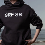 SRF SB Unisex Hoodie - Cream on Black - Heidi Merrick