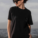 70'S SRF LA TEE - BLACK ON BLACK - Heidi Merrick
