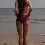 Knotted Triangle Top - Walnut - Heidi Merrick