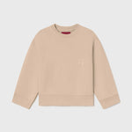 Barrel Sleeve 70's SRF LA Crewneck - Antique Cream Embroidered - Heidi Merrick