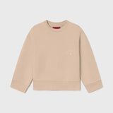 Barrel Sleeve 70's SRF LA Crewneck - Antique Cream Embroidered - Heidi Merrick