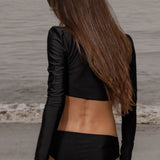 Lautrec Rash Guard - Black - Heidi Merrick