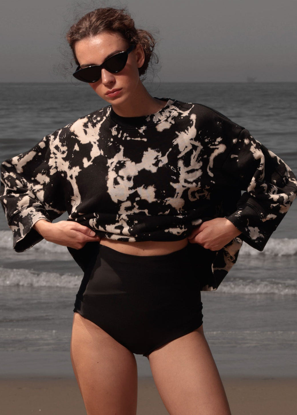 Barrel Sleeve 70's SRF LA Crewneck - Ingua - Heidi Merrick
