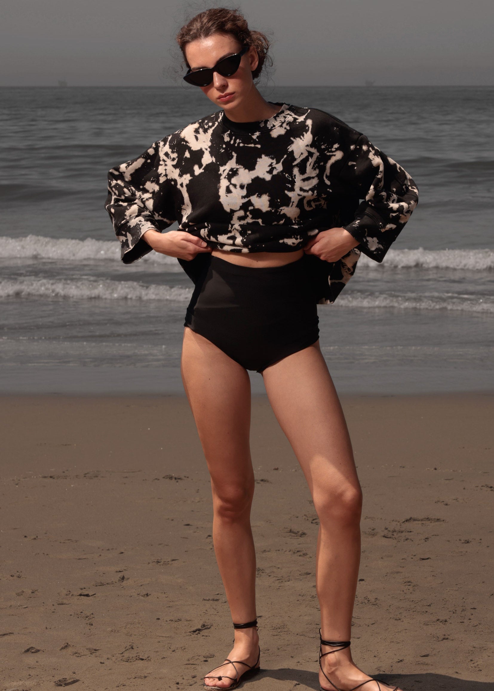 Barrel Sleeve 70's SRF LA Crewneck - Ingua - Heidi Merrick
