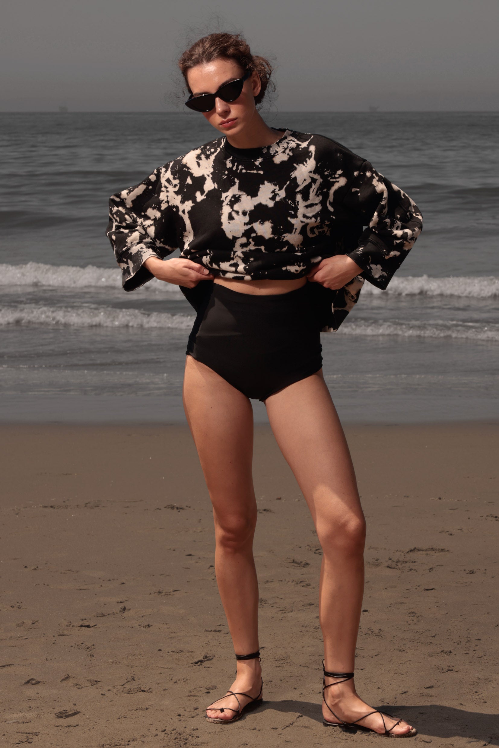 Barrel Sleeve 70's SRF LA Crewneck - Ingua - Heidi Merrick