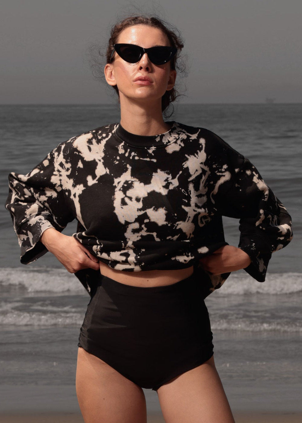 Barrel Sleeve 70's SRF LA Crewneck - Ingua - Heidi Merrick