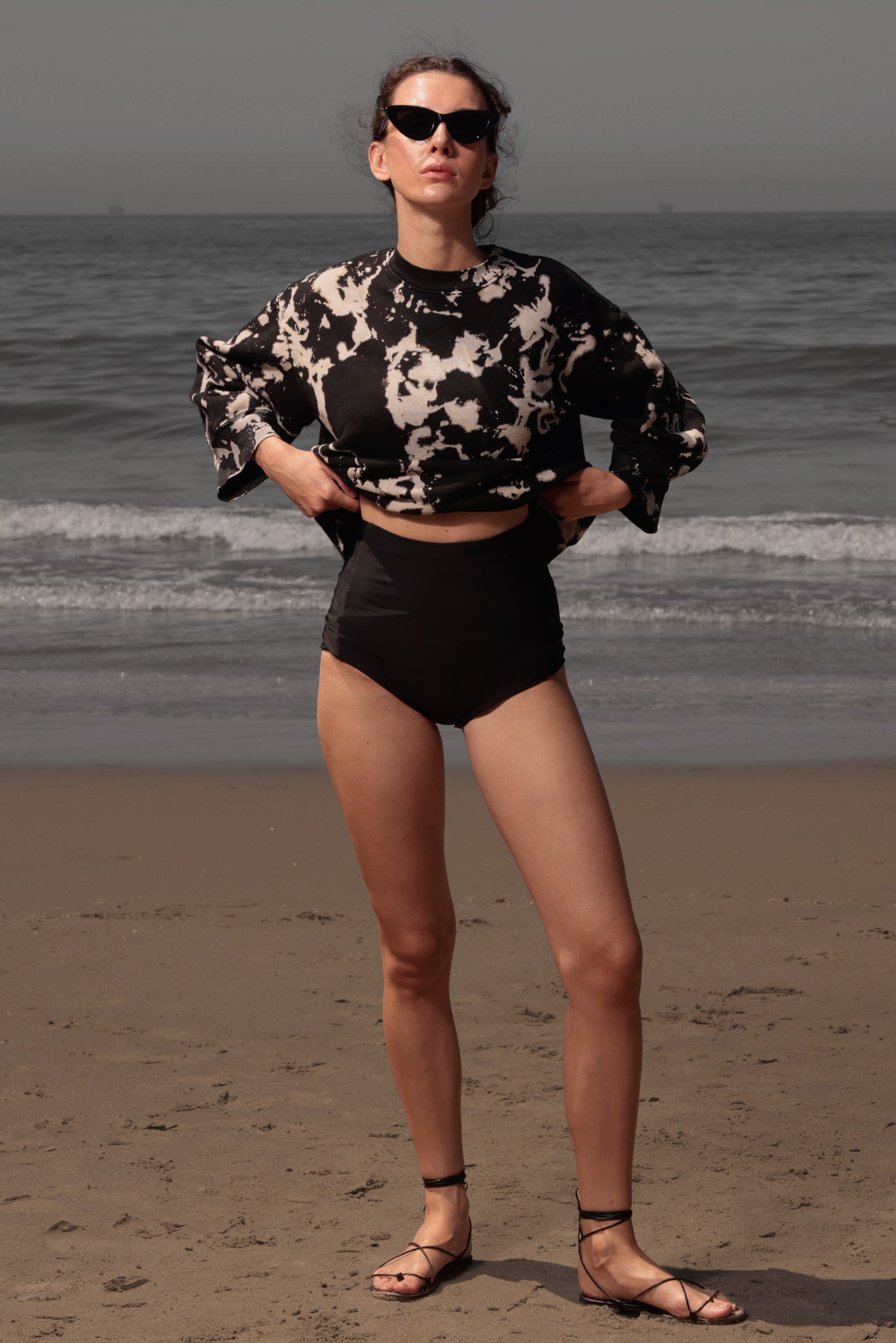 Barrel Sleeve 70's SRF LA Crewneck - Ingua - Heidi Merrick