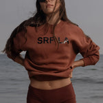 SRF LA Unisex Crewneck - Walnut - Heidi Merrick