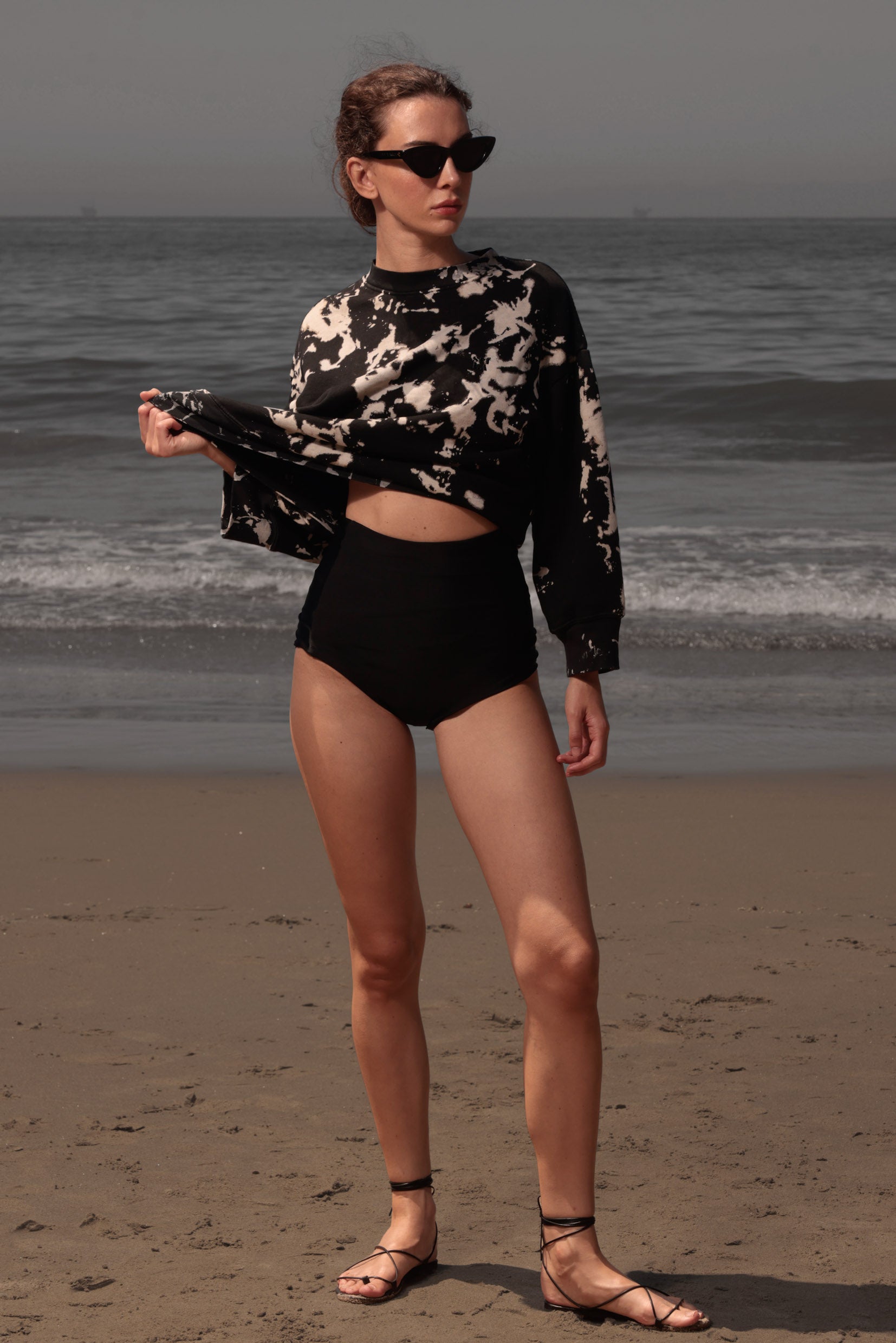 Barrel Sleeve 70's SRF LA Crewneck - Ingua - Heidi Merrick