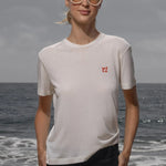 70's SRF LA Slim Tee - Red Embroidered - Heidi Merrick