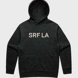 SRF LA Unisex Hoodie - Cream on Black - Heidi Merrick