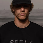 SRF LA Dad Hat - Ivory on Black - Heidi Merrick