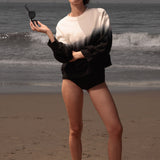 Barrel Sleeve 70's SRF LA Crewneck - Moonlight - Heidi Merrick
