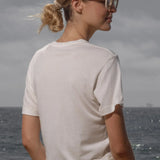 70's SRF LA Slim Tee - Red Embroidered - Heidi Merrick