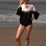 Barrel Sleeve 70's SRF LA Crewneck - Moonlight - Heidi Merrick