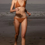 Knotted Bikini Bottom - Tiger Shark - Heidi Merrick