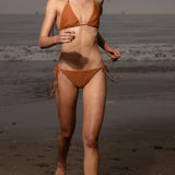 Knotted Bikini Bottom - Tiger Shark - Heidi Merrick