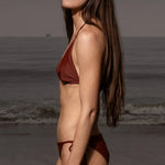Knotted Bikini Bottom - Walnut - Heidi Merrick