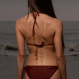 Knotted Bikini Bottom - Walnut - Heidi Merrick
