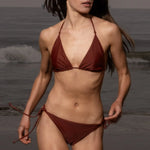 Knotted Bikini Bottom - Walnut - Heidi Merrick