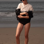 Barrel Sleeve 70's SRF LA Crewneck - Moonlight - Heidi Merrick
