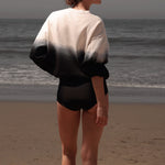 Barrel Sleeve 70's SRF LA Crewneck - Moonlight - Heidi Merrick