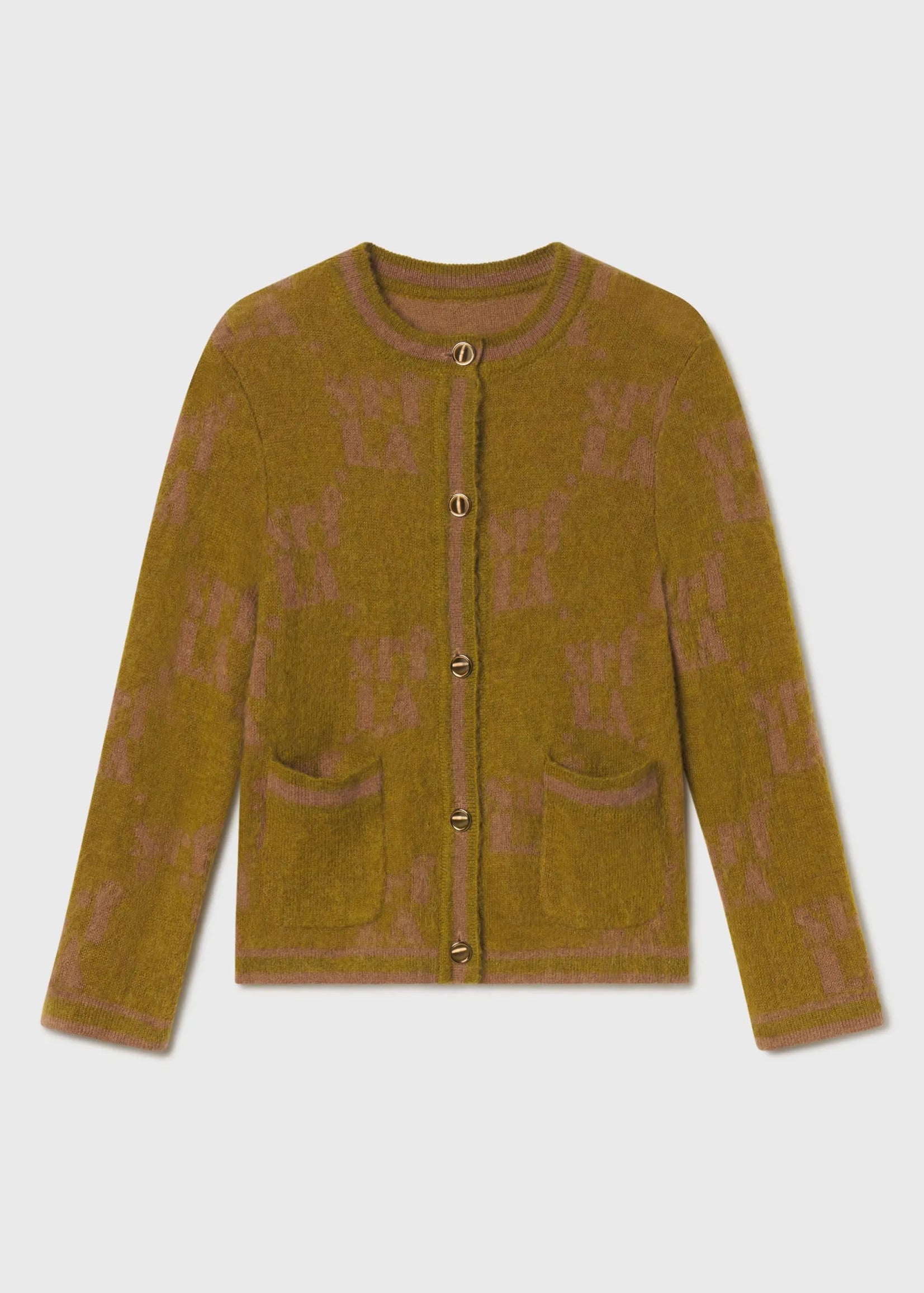 SRF Cardi - Frog - Heidi Merrick