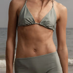 Knotted Triangle Top - Agave - Heidi Merrick