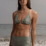 Knotted Triangle Top - Agave - Heidi Merrick