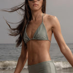 Knotted Triangle Top - Agave - Heidi Merrick