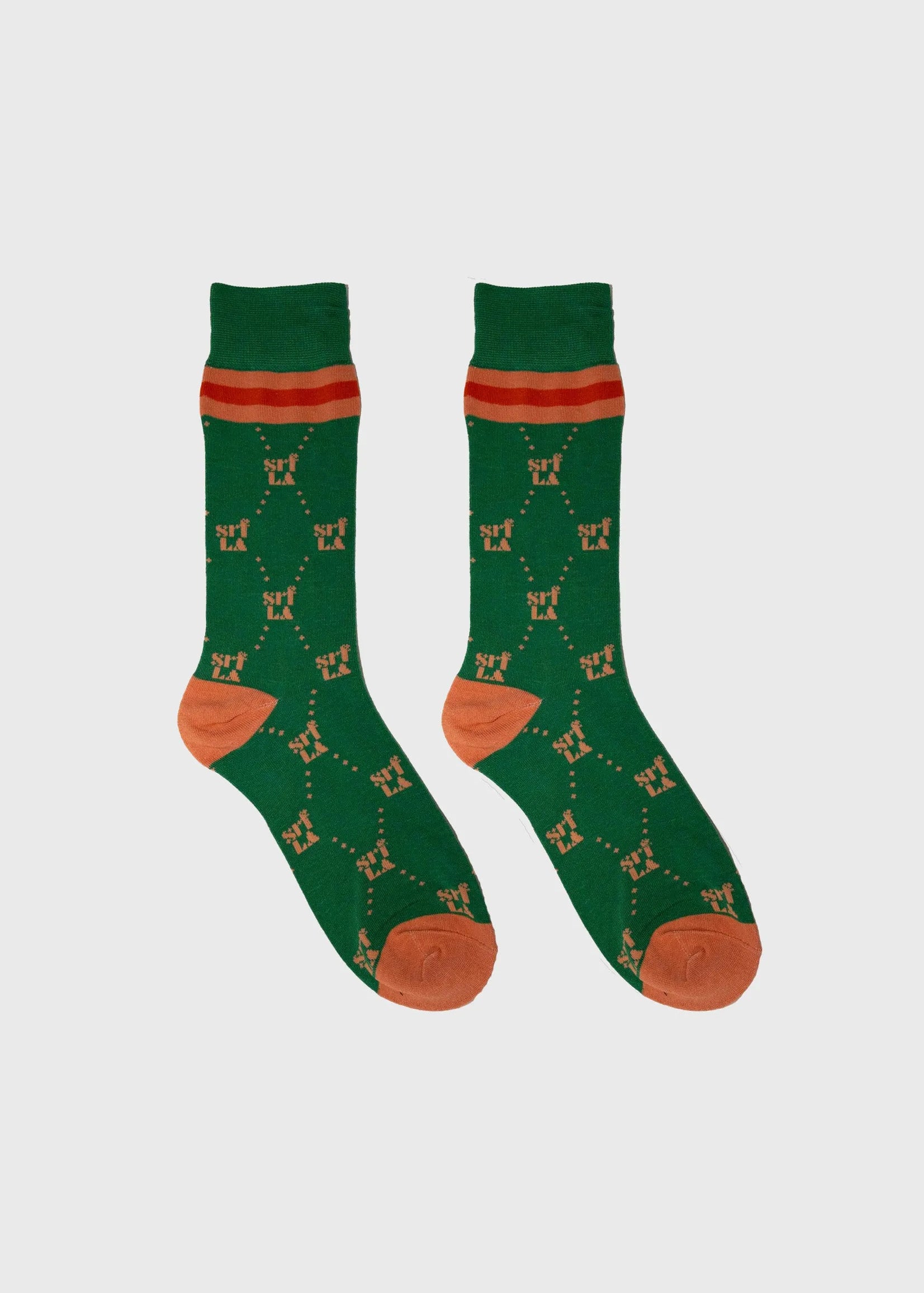 70's SRF Socks - Green - Heidi Merrick