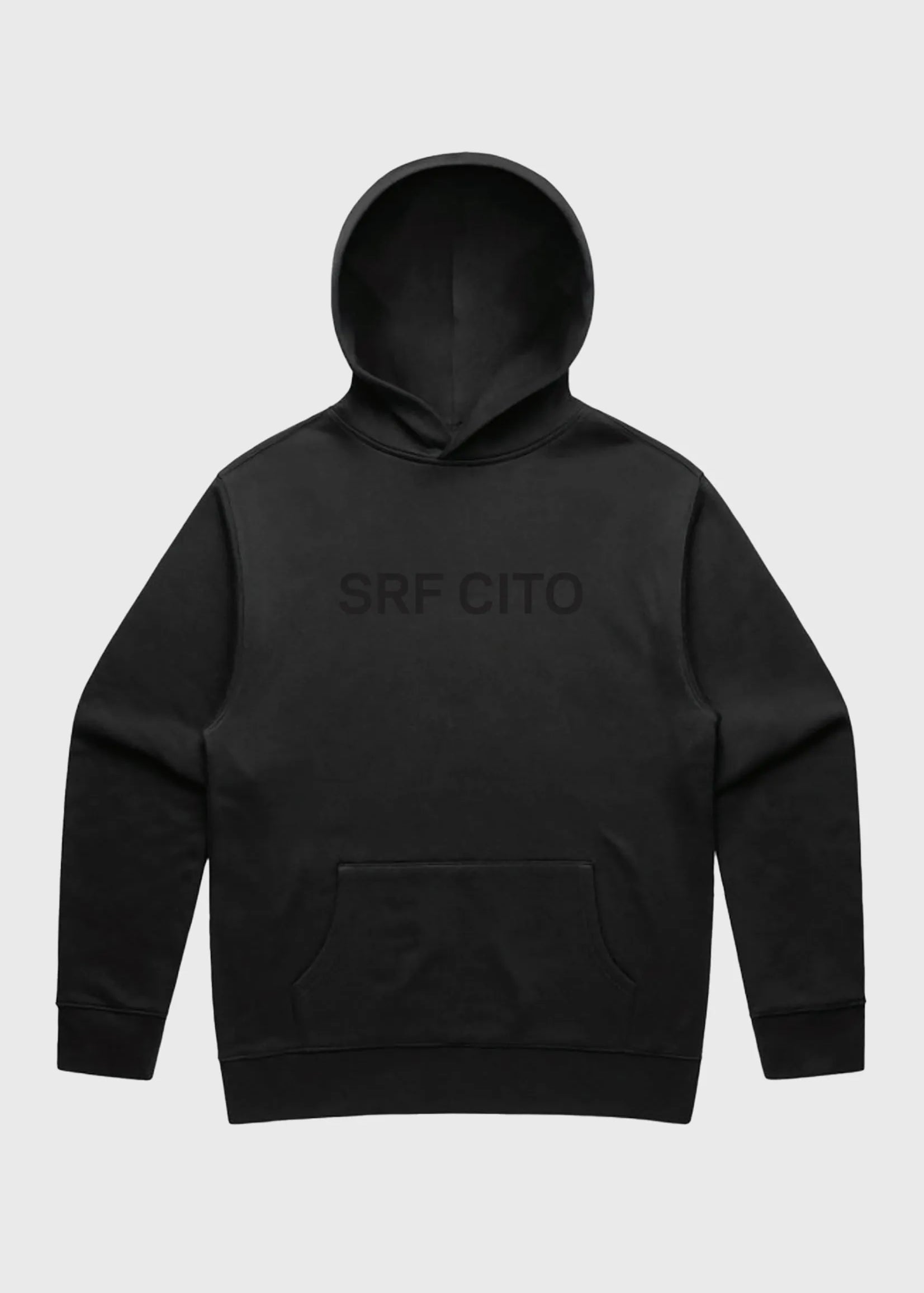 SRF CITO Unisex Hoodie - Black on Black - Heidi Merrick
