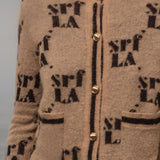 SRF Cardi - Toast - Heidi Merrick