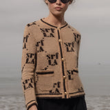 SRF Cardi - Toast - Heidi Merrick