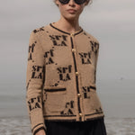 SRF Cardi - Toast - Heidi Merrick