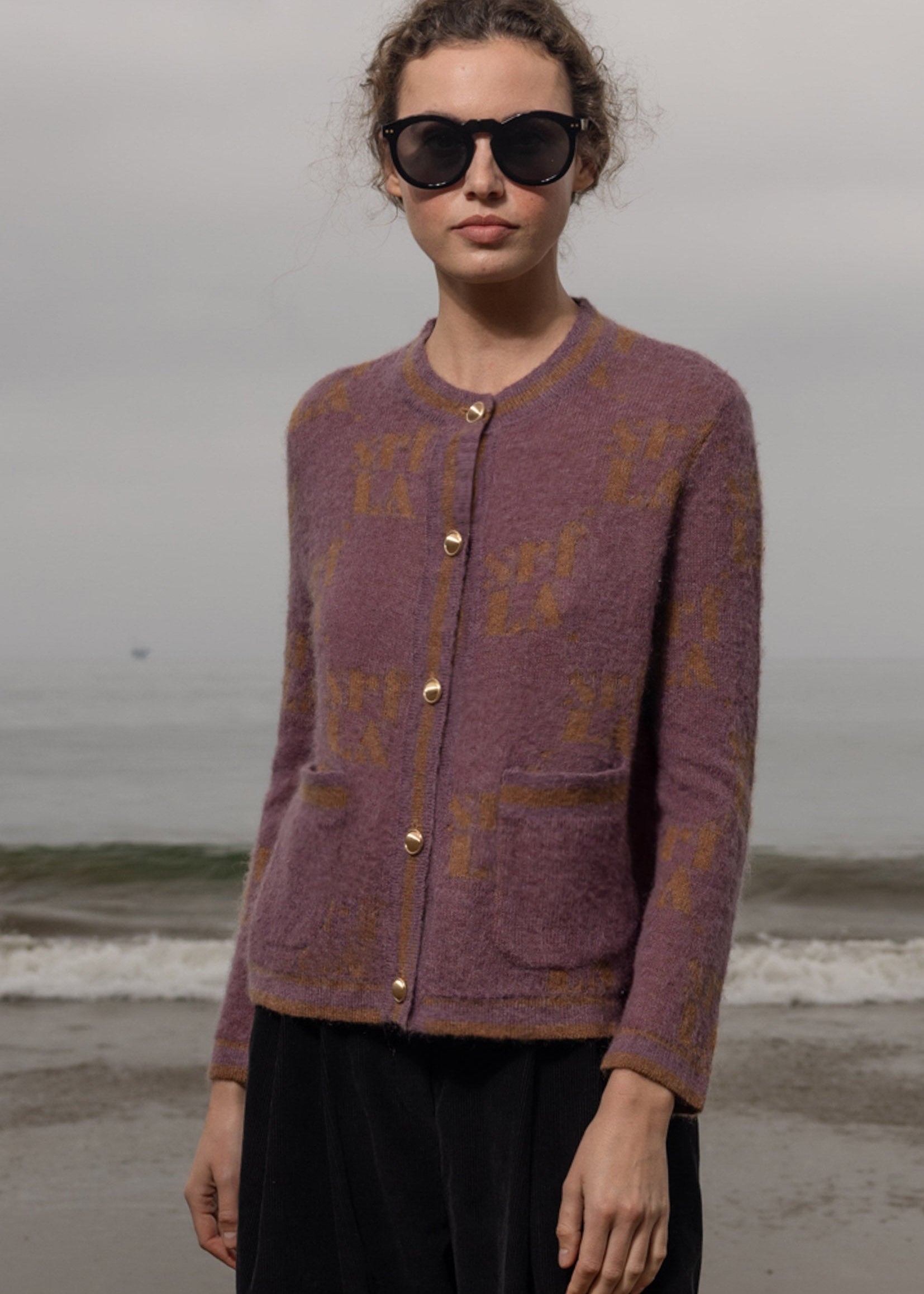 SRF Cardi - Lavender - Heidi Merrick