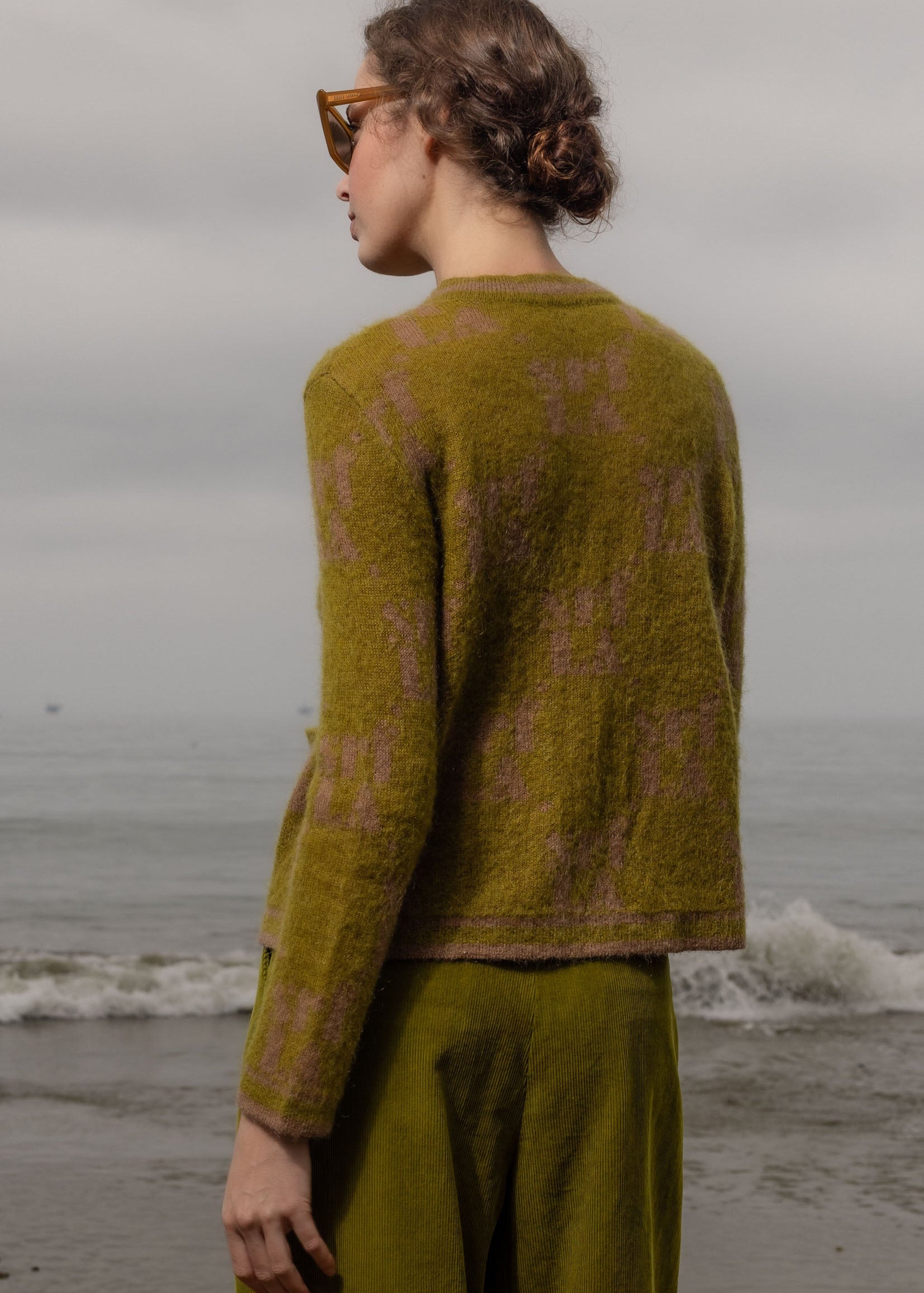 SRF Cardi - Frog - Heidi Merrick